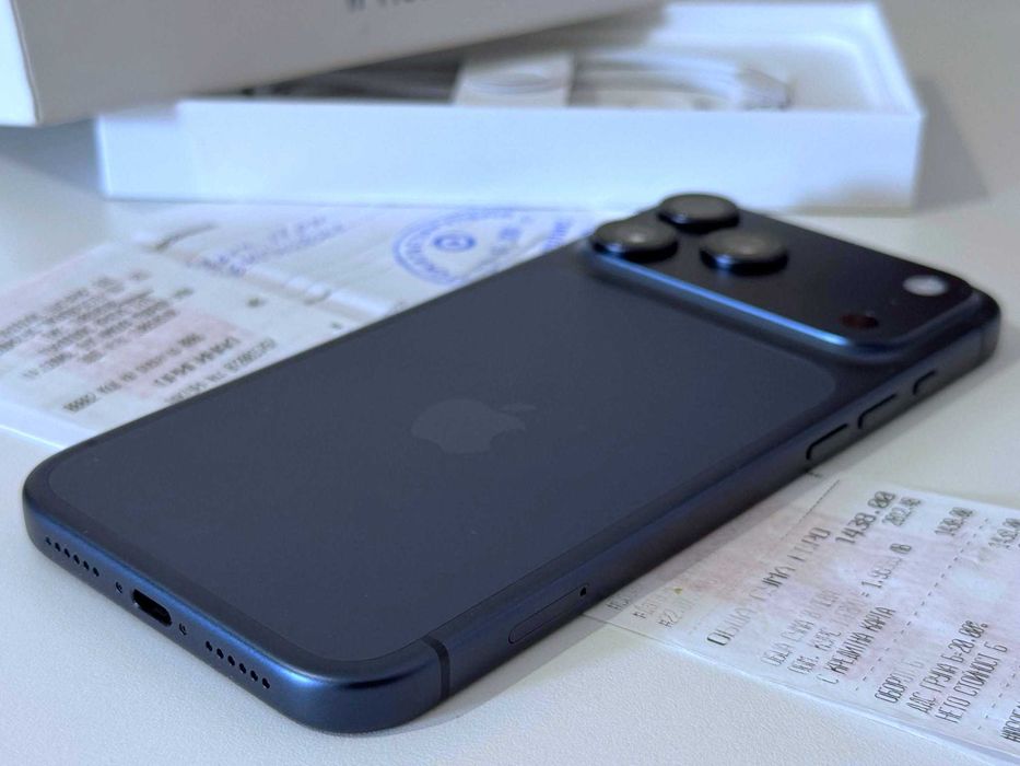 Бартер! НОВ! 24м.Гаранция! iPhone 17 Pro Max Deep Blue (Син) 0 Цикъла.
