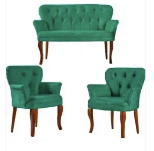 Set canapea cu 2 fotolii