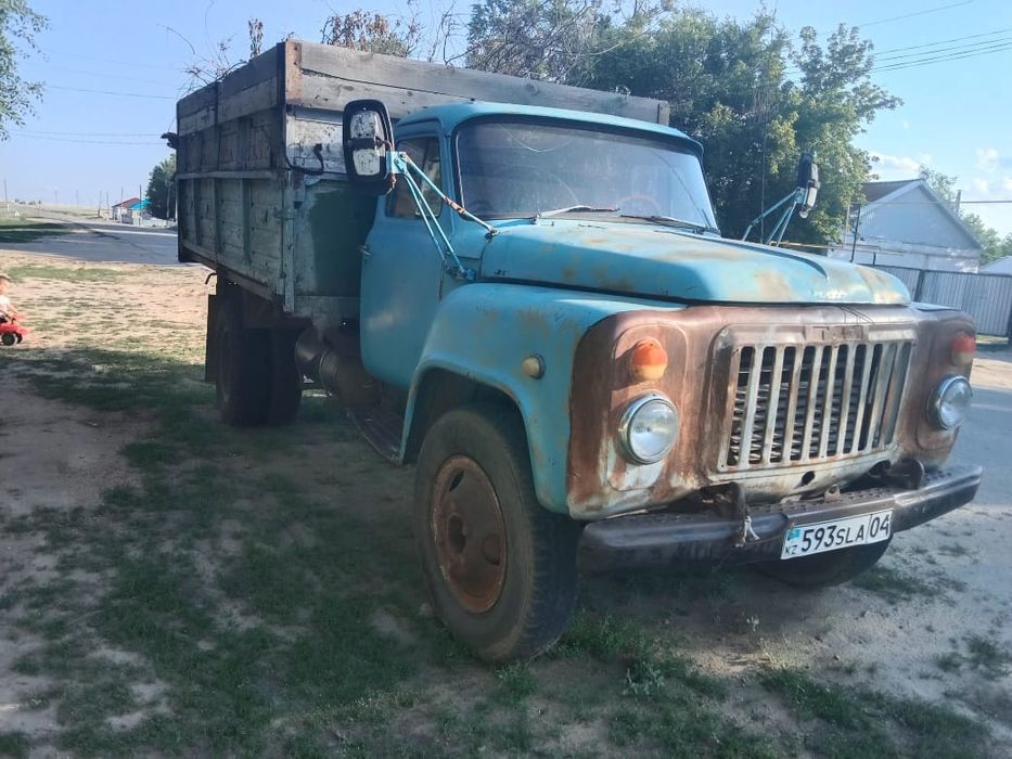 Газ53 самасвал газ бензин на ходу
