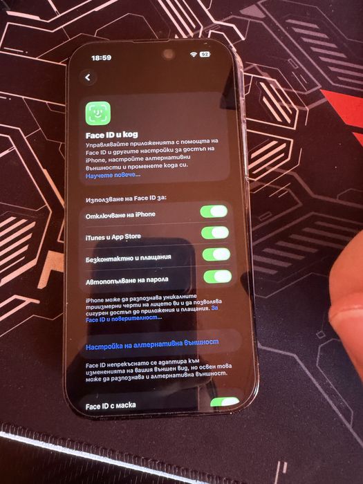 Iphone 14 pro 128gb black 92% battery