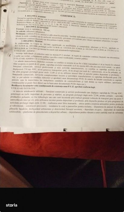 Teren 588 mp – P+2 – Sector 5- Tiparnitei 9