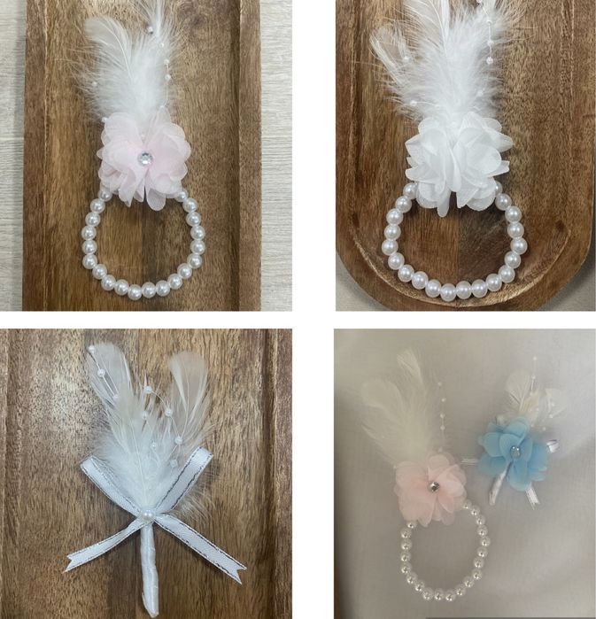 Сватбени гривни и бутониери! Доза цвят за най-щастливия Ви ден!