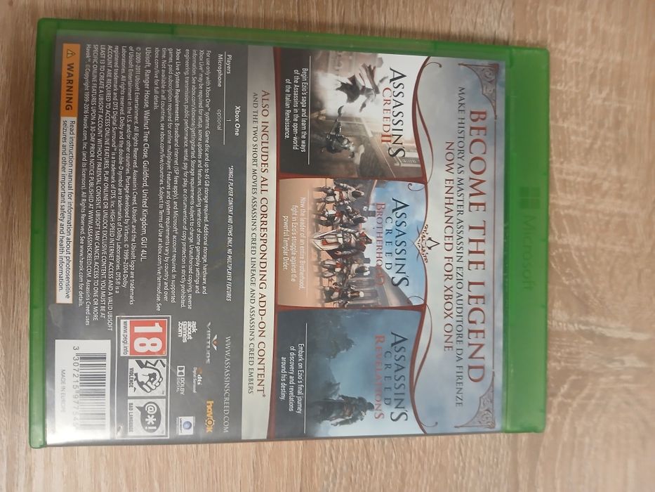Assassin's creed ezio collection xbox one