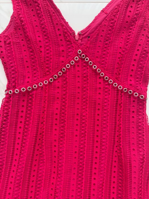 Guess розова рокля с дантела