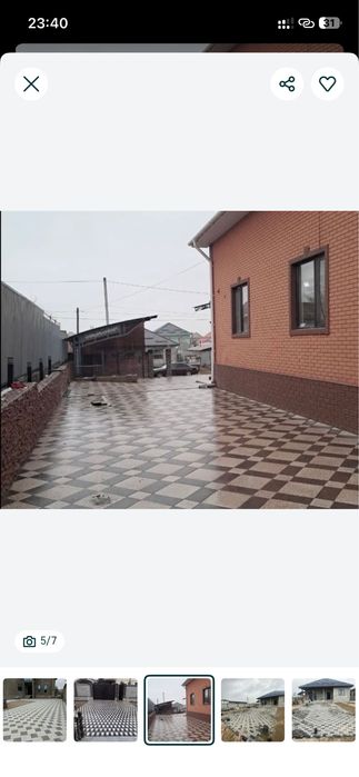 Укладка брусчатька