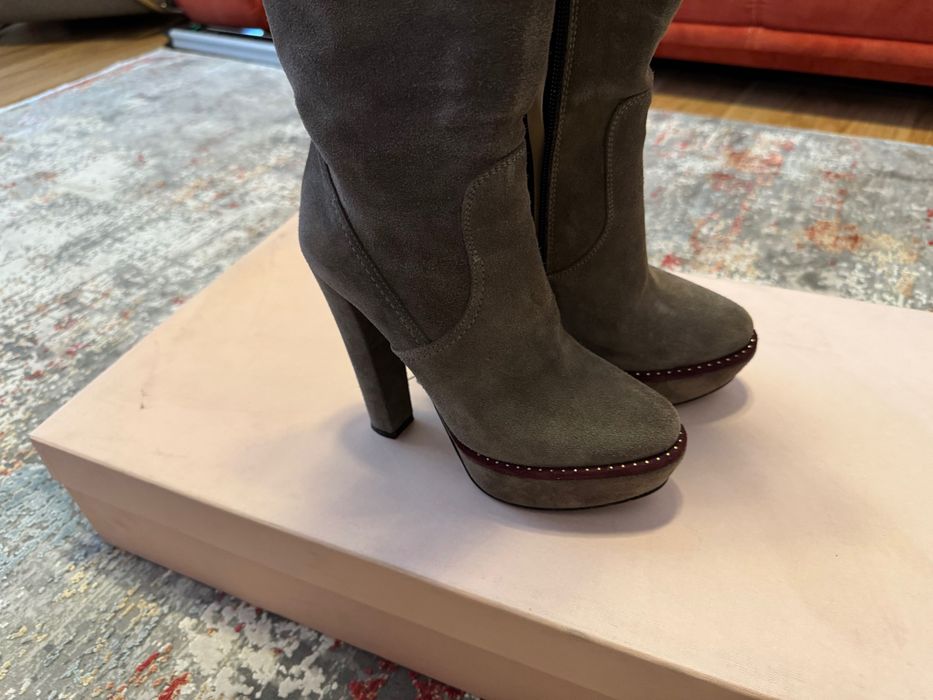 Cizme Musette piele întoarsă