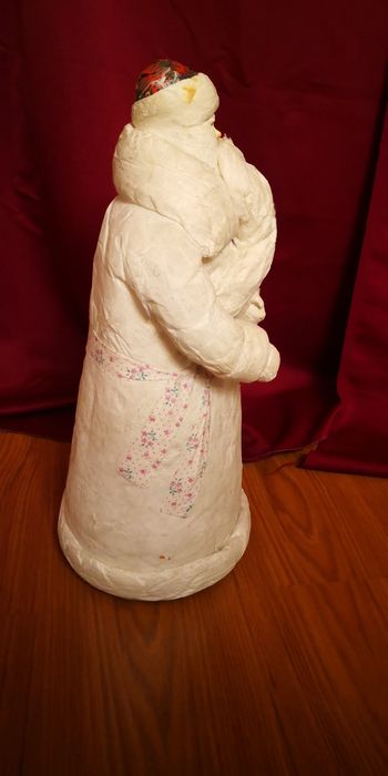 Дед Мороз.Папьемаше. 47см.