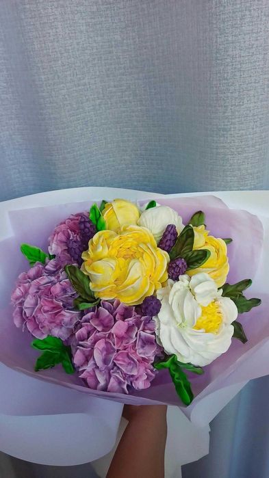 Букеты из зефира