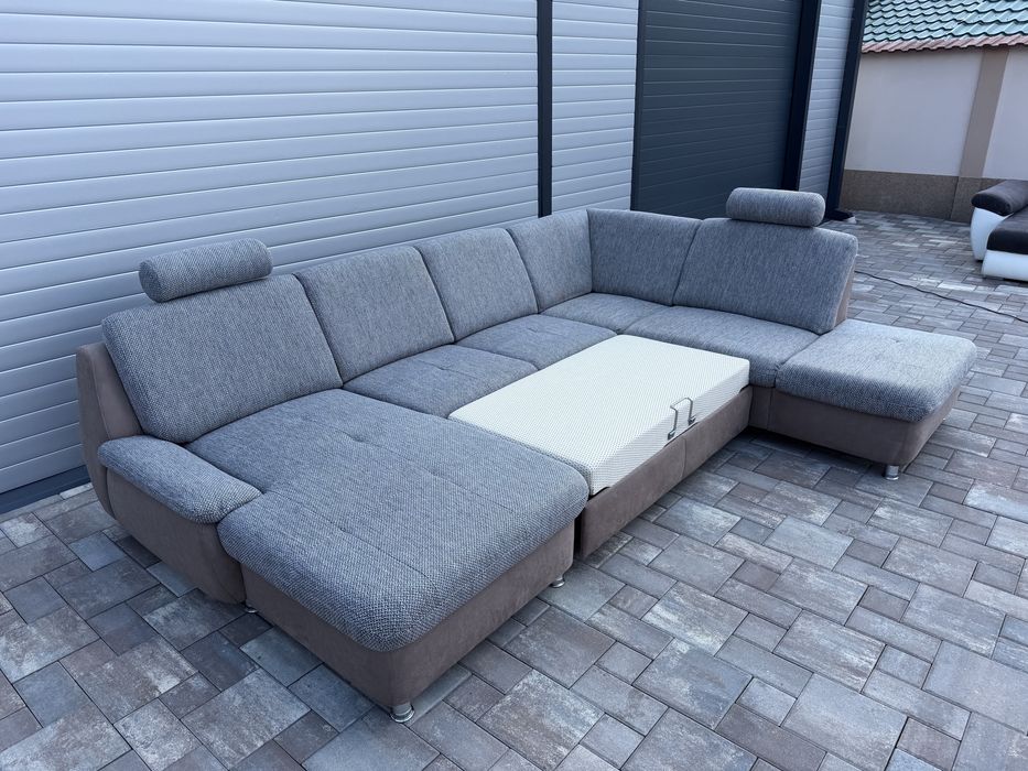 Coltar Living ~ Sufragerie XXL Forma U Extensibil