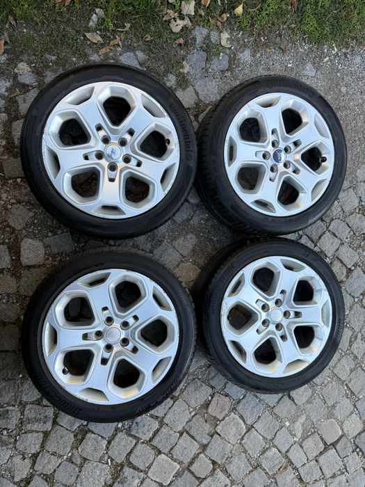 Джанти R18 5х108, ЦО - 63.4  ЕТ 55 J 8 с летни гуми 235/45 R18