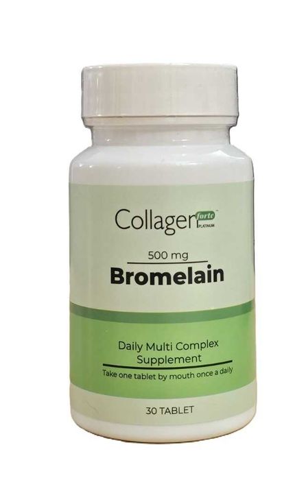 Collagen Forte Бромелаин 500 mg против възпаления и оттоци 30 таблетки