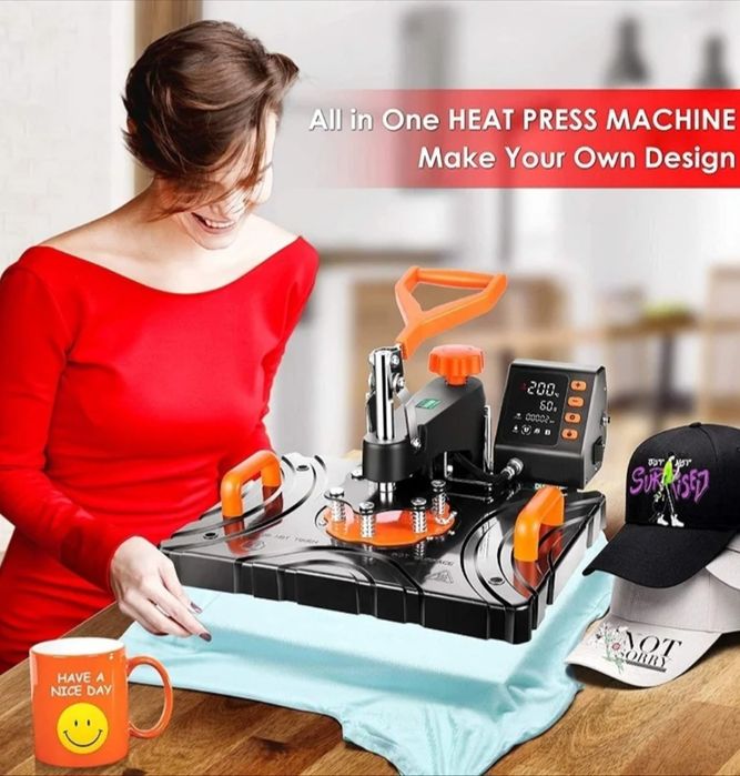 Универсальный термопресс 11-в-1 | 38×29 см  | Бизнес учу