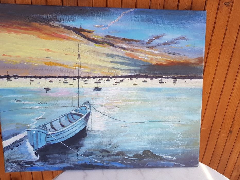 Маслена картина без рамка