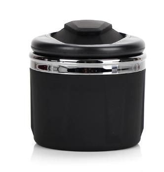 Пепелник №3588 за кола преносим с диод и вътрешна керамична чаша