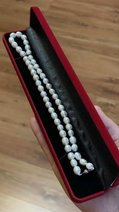 Ожерелье из натурального жемчуга