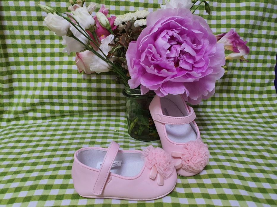 Pantofi Mayoral mărime 18 papuci balerini fetite 6-9luni bebe