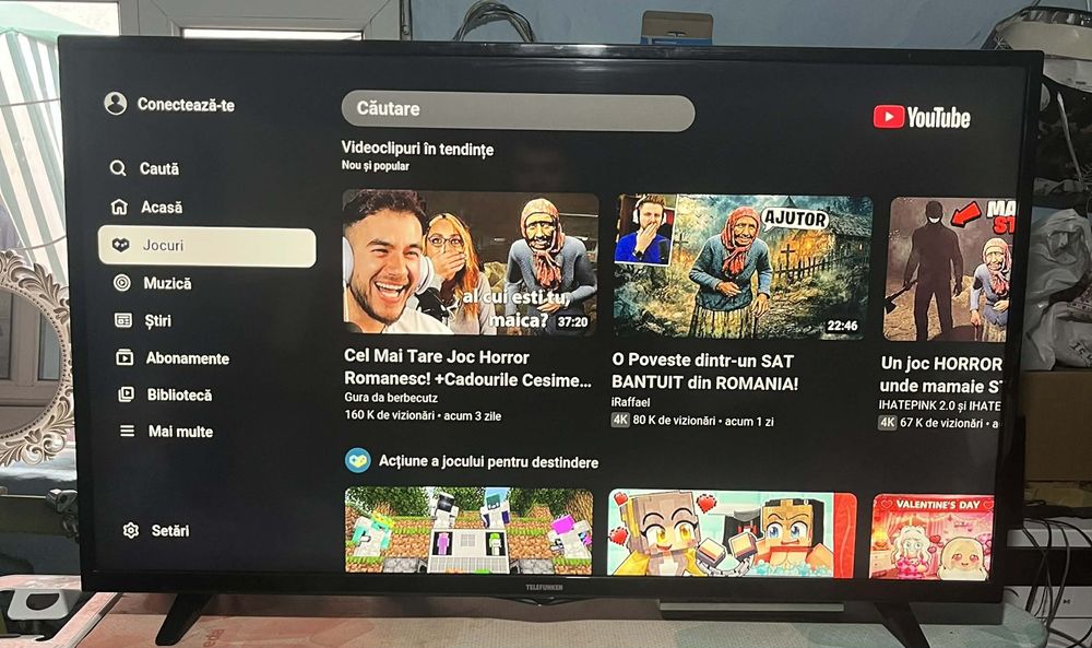 Telefunken smart tv 139cm diagonala