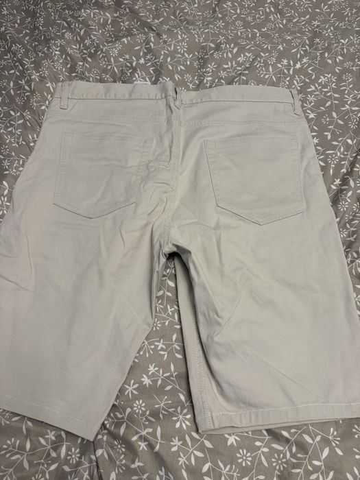 Мъжки къси панталони H&M – Slim Fit, Светлобежови (Размер 34)