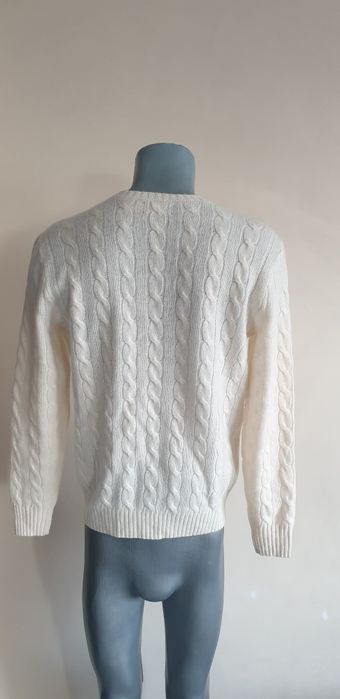 POLO Ralph Lauren Cable Wool / Cashmere Knit S НОВО ОРИГИНАЛ Mъжки  Пу