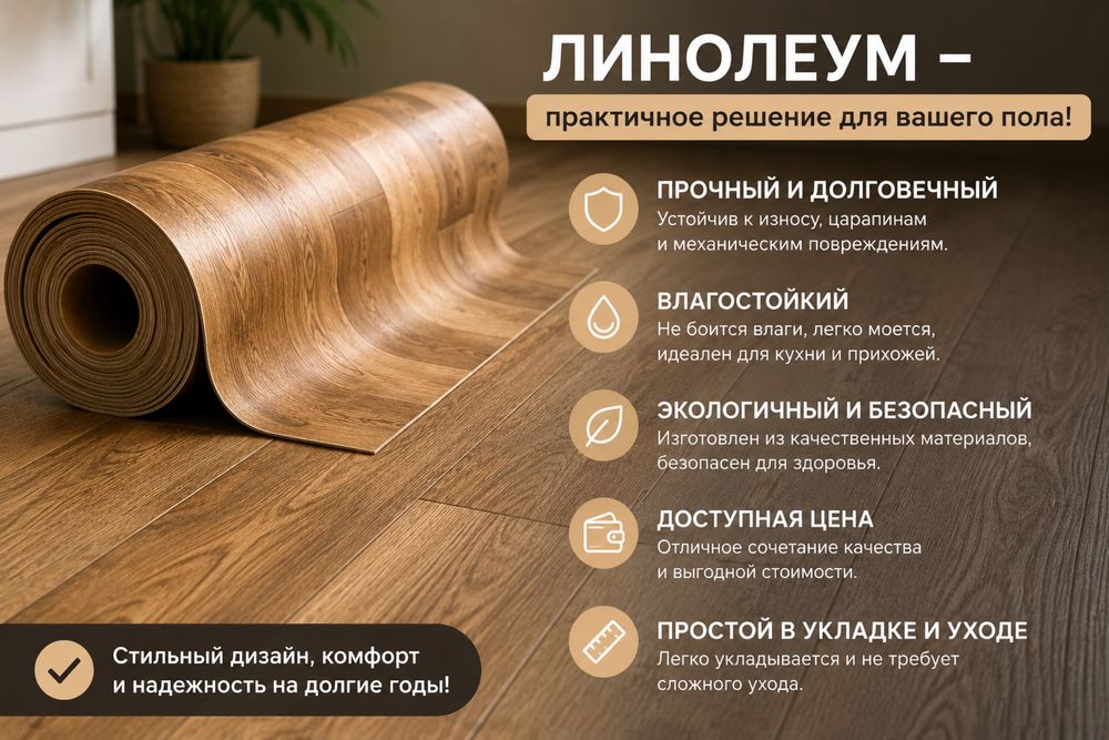 Строительство линолеум