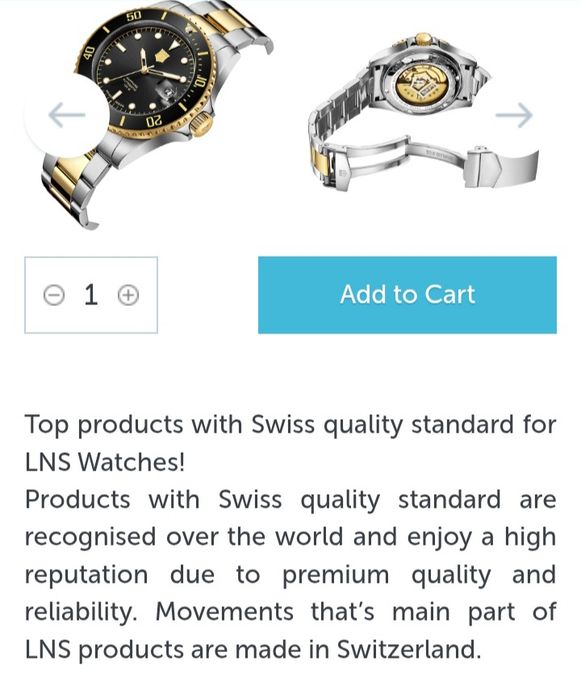 Kompaniya ishlab chiqargan soat sotiladi