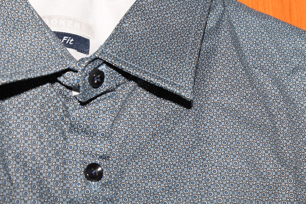 Camasa albastra barbati slim fit Blooker marime XL