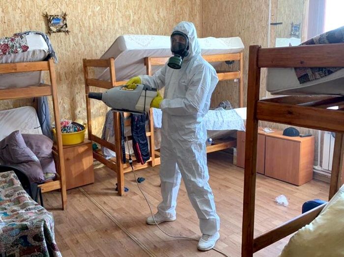 Дезинфекция, дезинсекция.