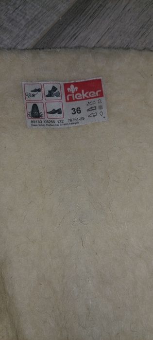 Фирменные зимние сапоги RIEKER