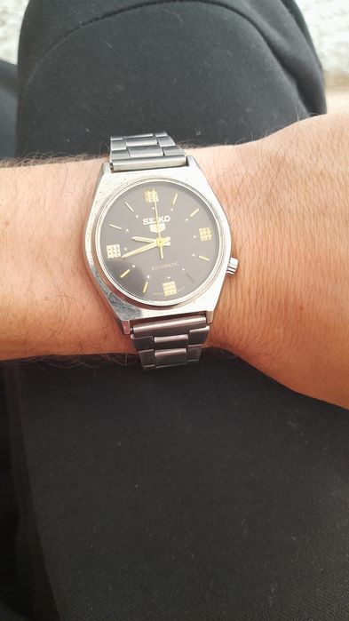 ceas seiko 5 automatic casual brățară otel inoxidabil