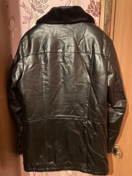 Кожанная дубленка