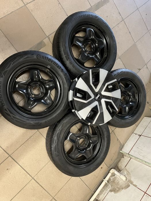 Roti/jante /anvelope 195/55/16-4x100 r16 logan,jogger,lodgy,sandero,doker,dacia