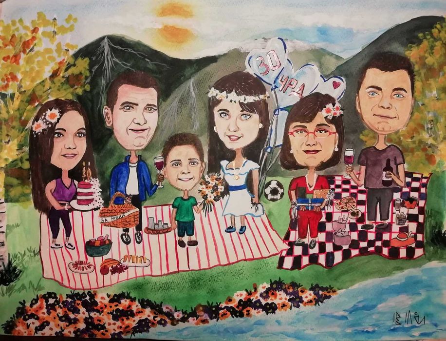 Карикатури и шаржове по поръчка