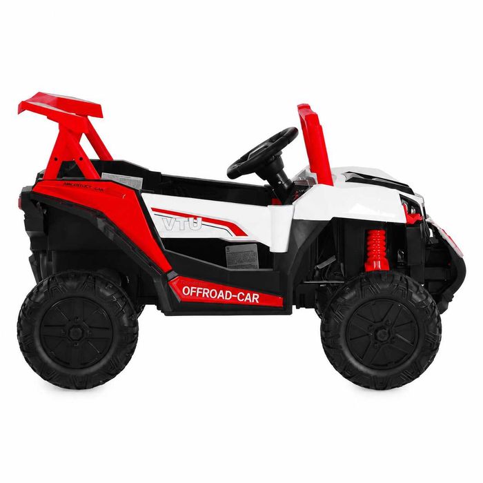 ТОП ЦЕНА!НОВО!Акумулаторен джип/UTV Gobi Go RED с 12 V батерия,USB,функция люлеене,дистанцинно