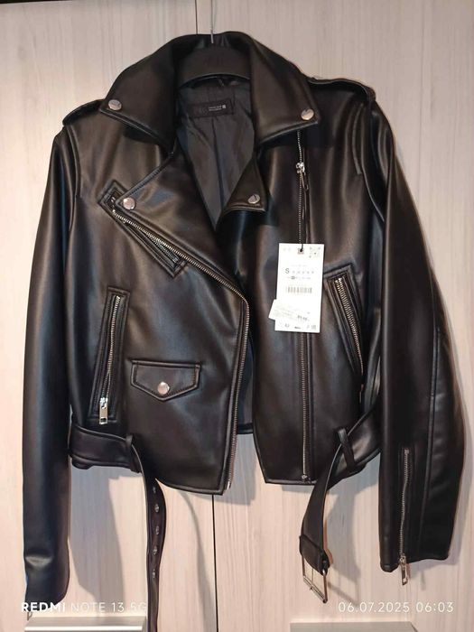 Дамско Кожено яке Zara