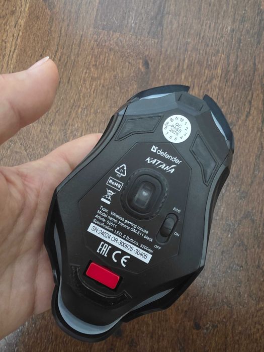 Наушники игровые HP, мышь DEFENDER