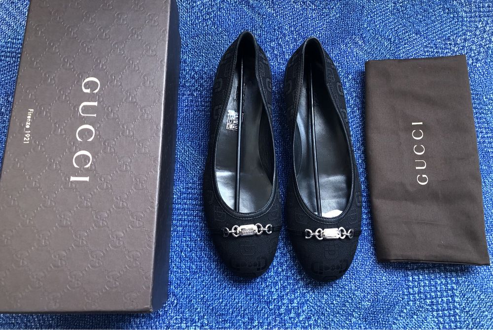 GUCCI дамски обувки /балеринки ОРИГИНАЛНИ - №39/25,5см