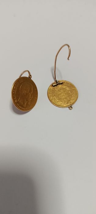 Cercei aur 24k Napoleon III