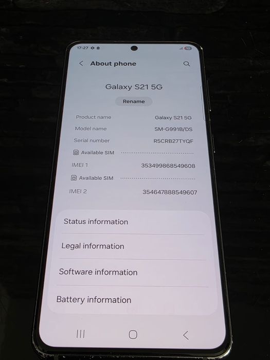 Samsung galaxy s21 256 GB