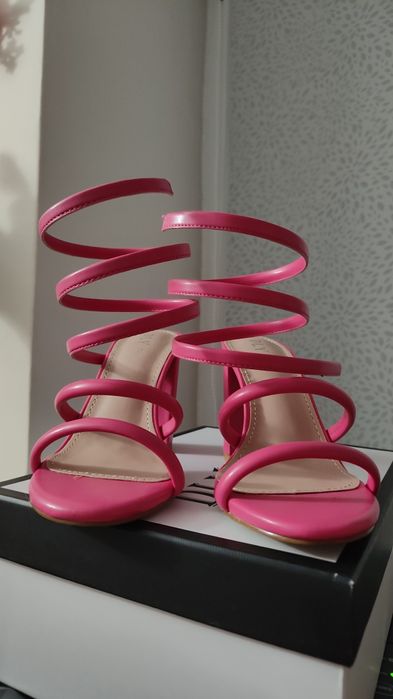 Sandale roz ocazie, casual, unice noi