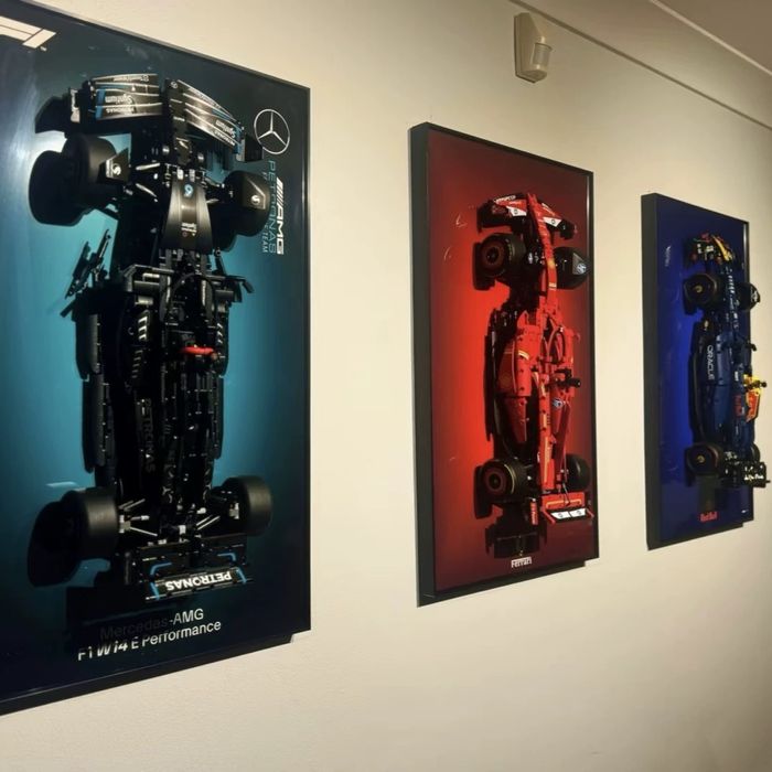 Уникальные рамки для LEGO F1! Идеально для вашей коллекции