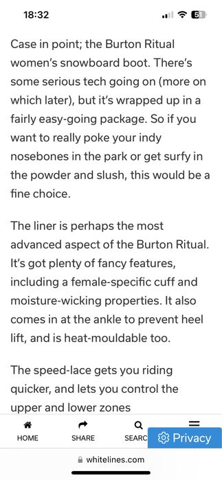 Висок клас сноуборд обувки