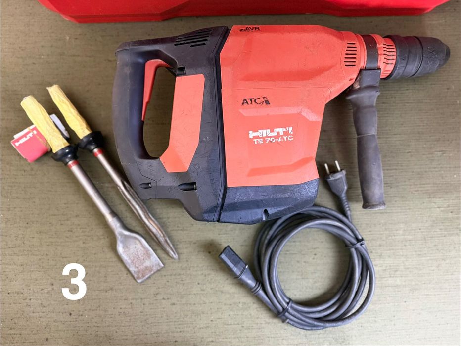 Hilti TE 70-ATC / AVR – 3 броя ударо - пробивни перфоратори – 2025 г.
