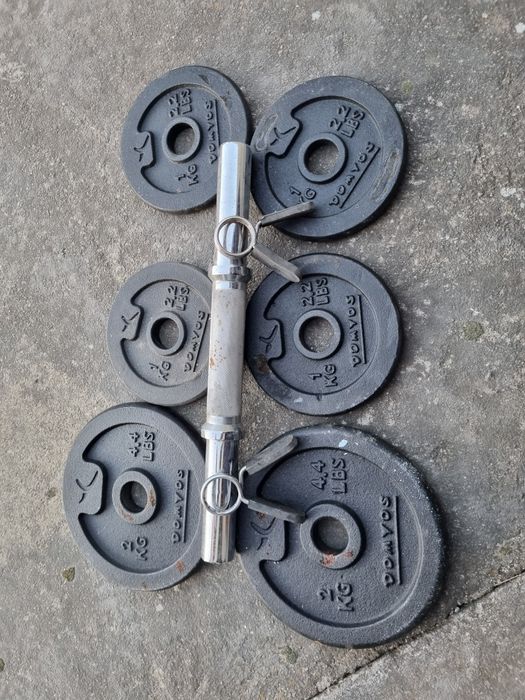 Vand gantera 10 kg., 2x2kg, 4x1kg.