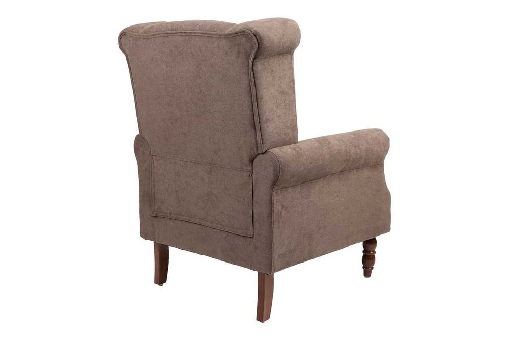 Удобно кресло Puzzle-home Piore, 3 цвята, Дървени крака, 77x80x106cm