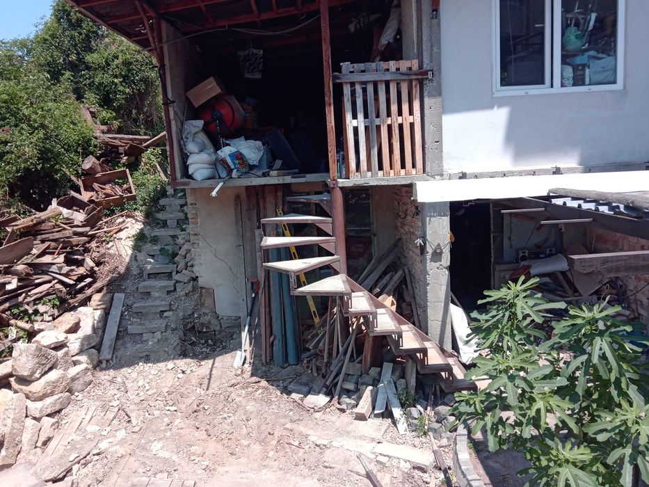 Вита стълба / Външно стълбище - стомана и бетон