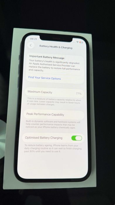 iPhone 12 128GB black - stare foarte buna