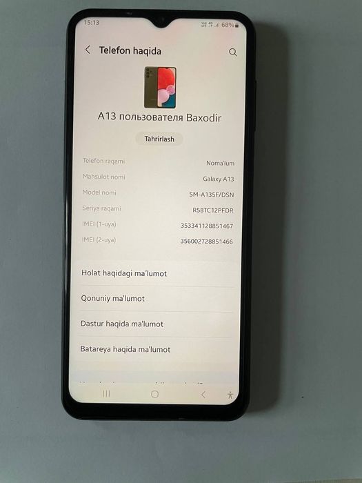 Samsung a13 ideal