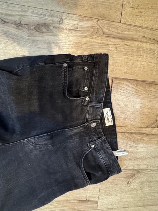 Pantaloni baggy negri pull & bear