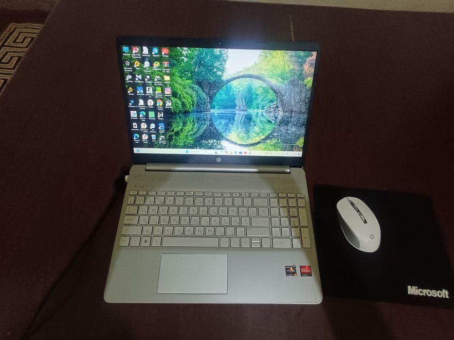 HP 15s-eq2023nq noutbuki, 15,6 dyuymli FHD IPS, AMD