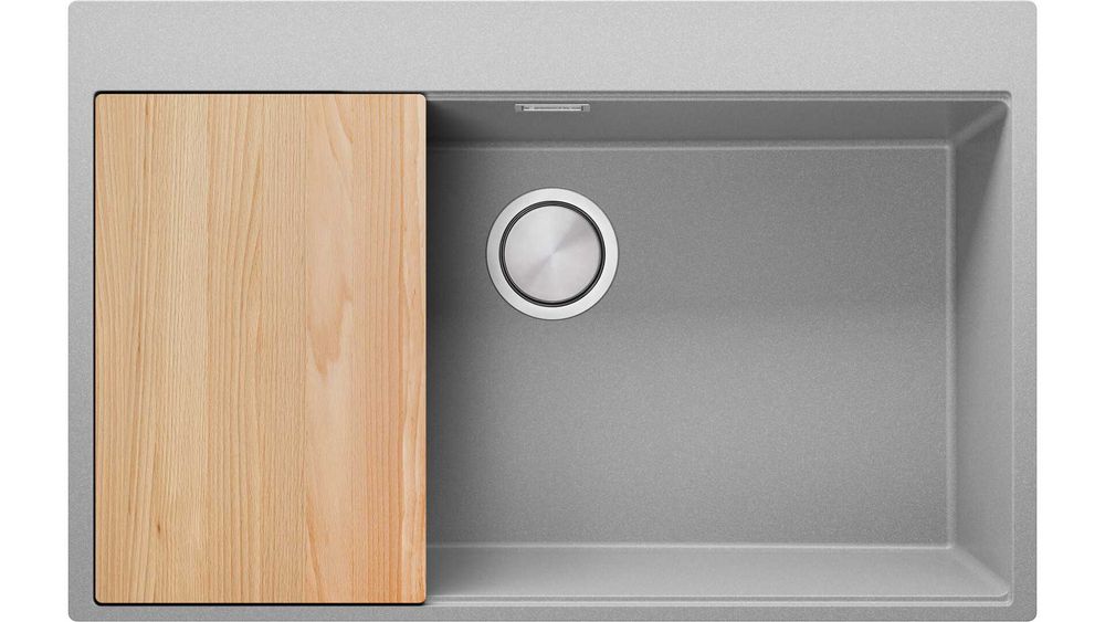 сива Кухненска Мивка от гранит Осло 80 XXL Top 780 x 500 mm